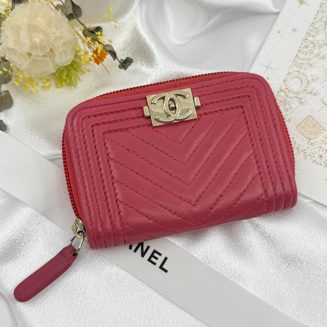 Chanel Boy Card Case Coin