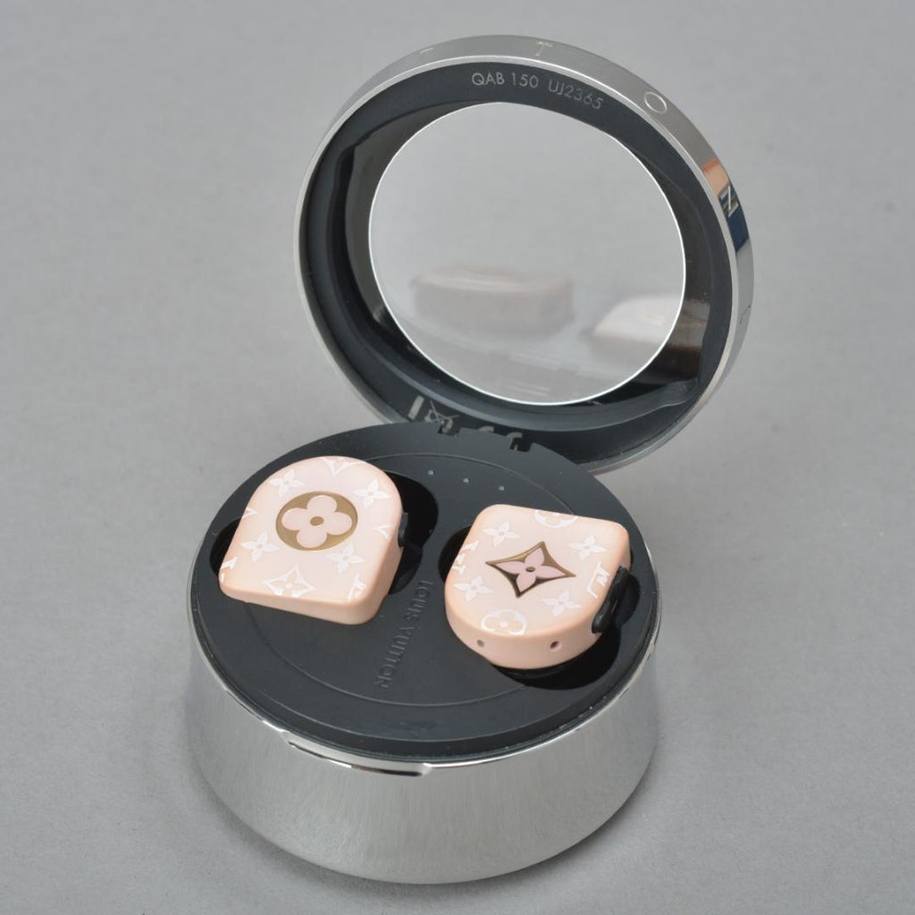 Louis Vuitton Horizon Wireless Earphones Confirmed Monogram Pink Shoulder — view 3