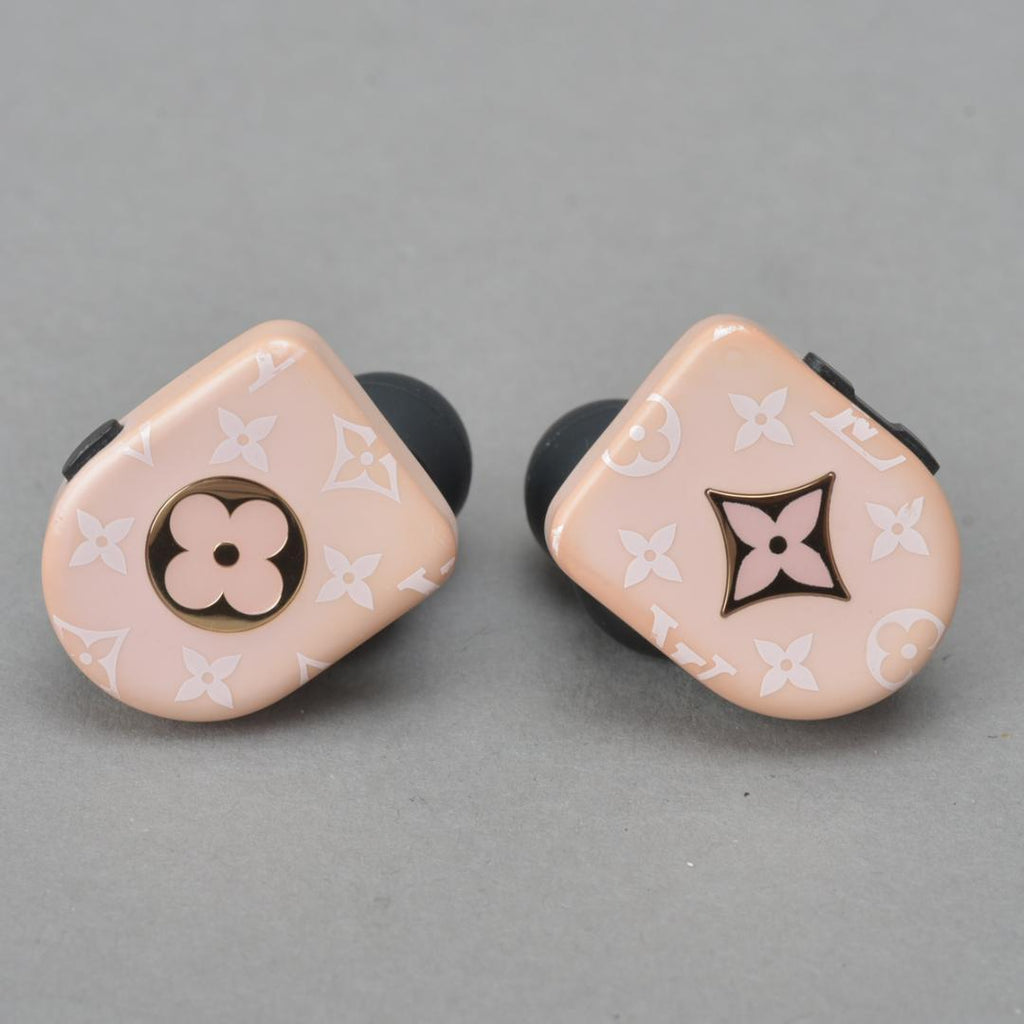 Louis Vuitton Horizon Wireless Earphones Confirmed Monogram Pink Shoulder — view 4