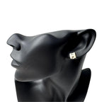 Hermes Cage de Ash Cube Earrings — view 3