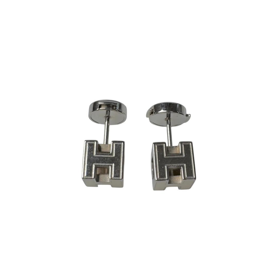 Hermes Cage de Ash Cube Earrings — view 8