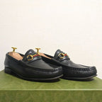 Gucci Horsebit Loafers with Sherry Web Black 36 — view 2