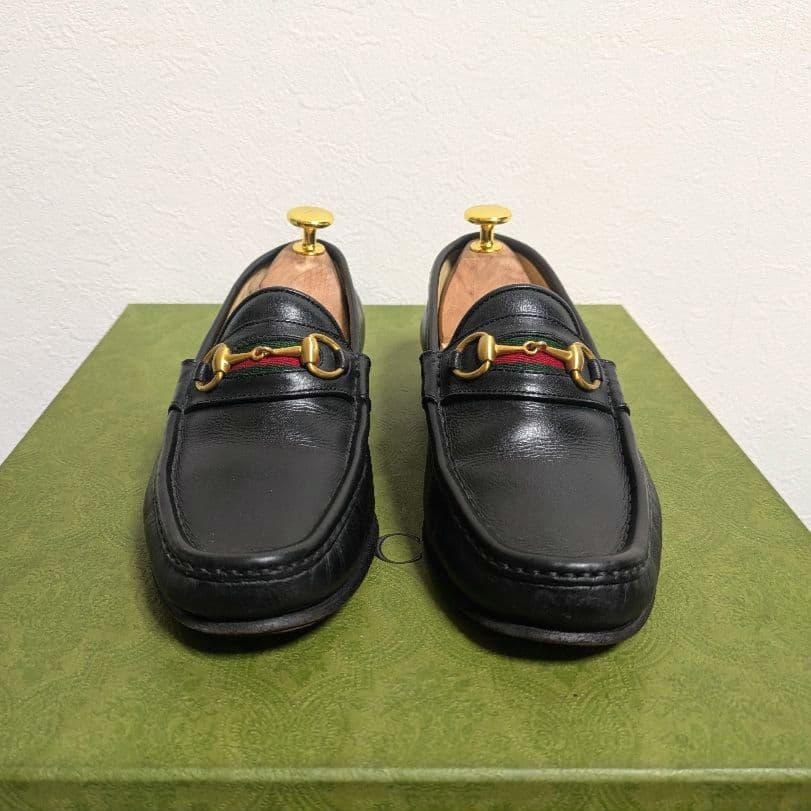 Gucci Horsebit Loafers with Sherry Web Black 36 — view 3
