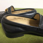 Gucci Horsebit Loafers with Sherry Web Black 36 — view 7