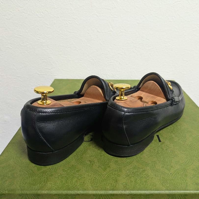 Gucci Horsebit Loafers with Sherry Web Black 36 — view 8