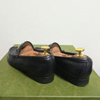 Gucci Horsebit Loafers with Sherry Web Black 36 — view 9