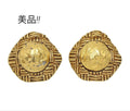 Chanel Diamond Earrings Gold