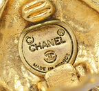 Chanel Diamond Earrings Gold — view 5
