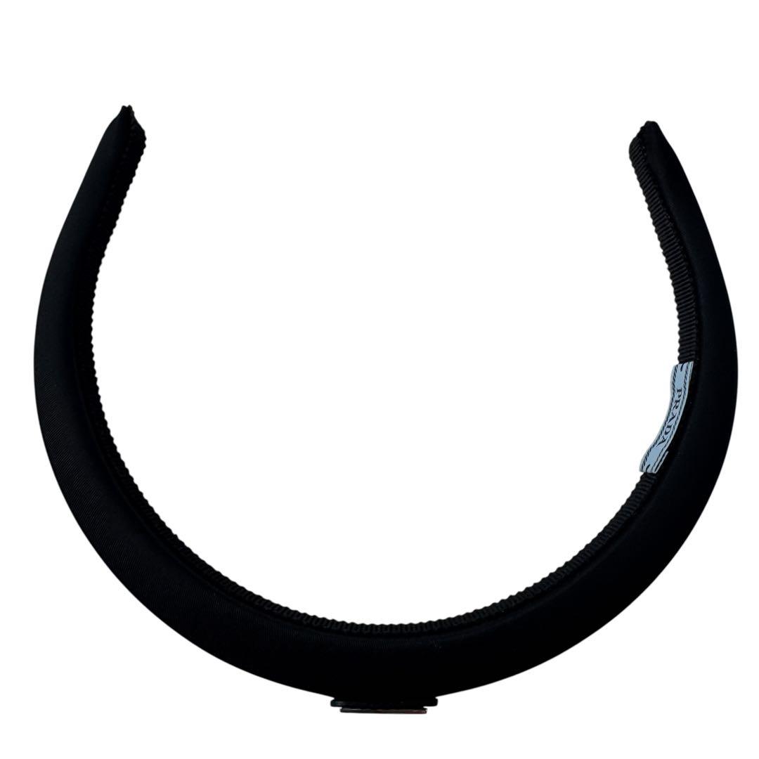 Prada Headband Re-Nylon Triangle Logo — view 6