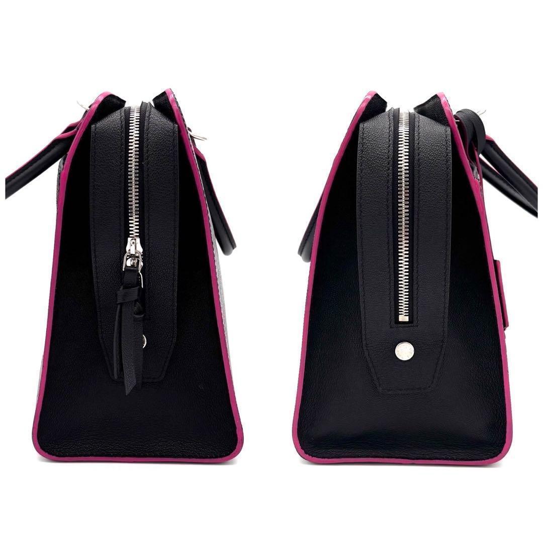 Louis Vuitton Epi Vano GM Noir Black Hot Pink Handbag — view 6