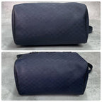 Gucci GG Boston Bag 2-Way Navy Logo Leather — view 8