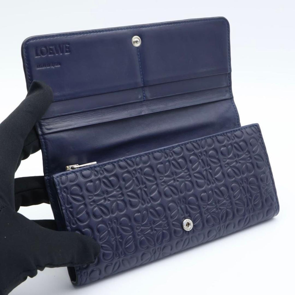 Loewe Repeat Anagram Wallet Navy — view 2