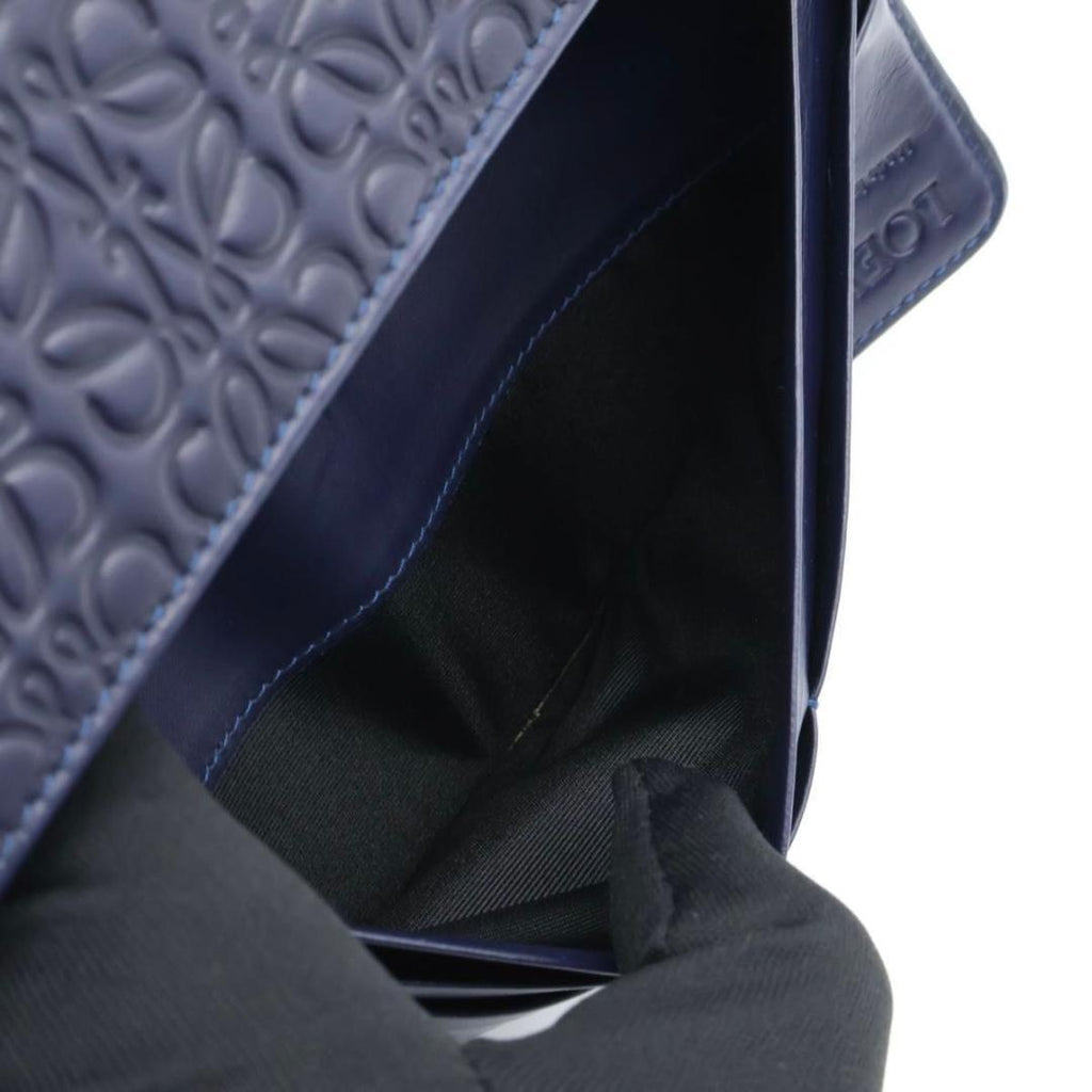 Loewe Repeat Anagram Wallet Navy — view 5