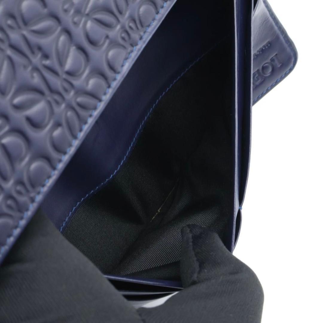 Loewe Repeat Anagram Wallet Navy — view 5