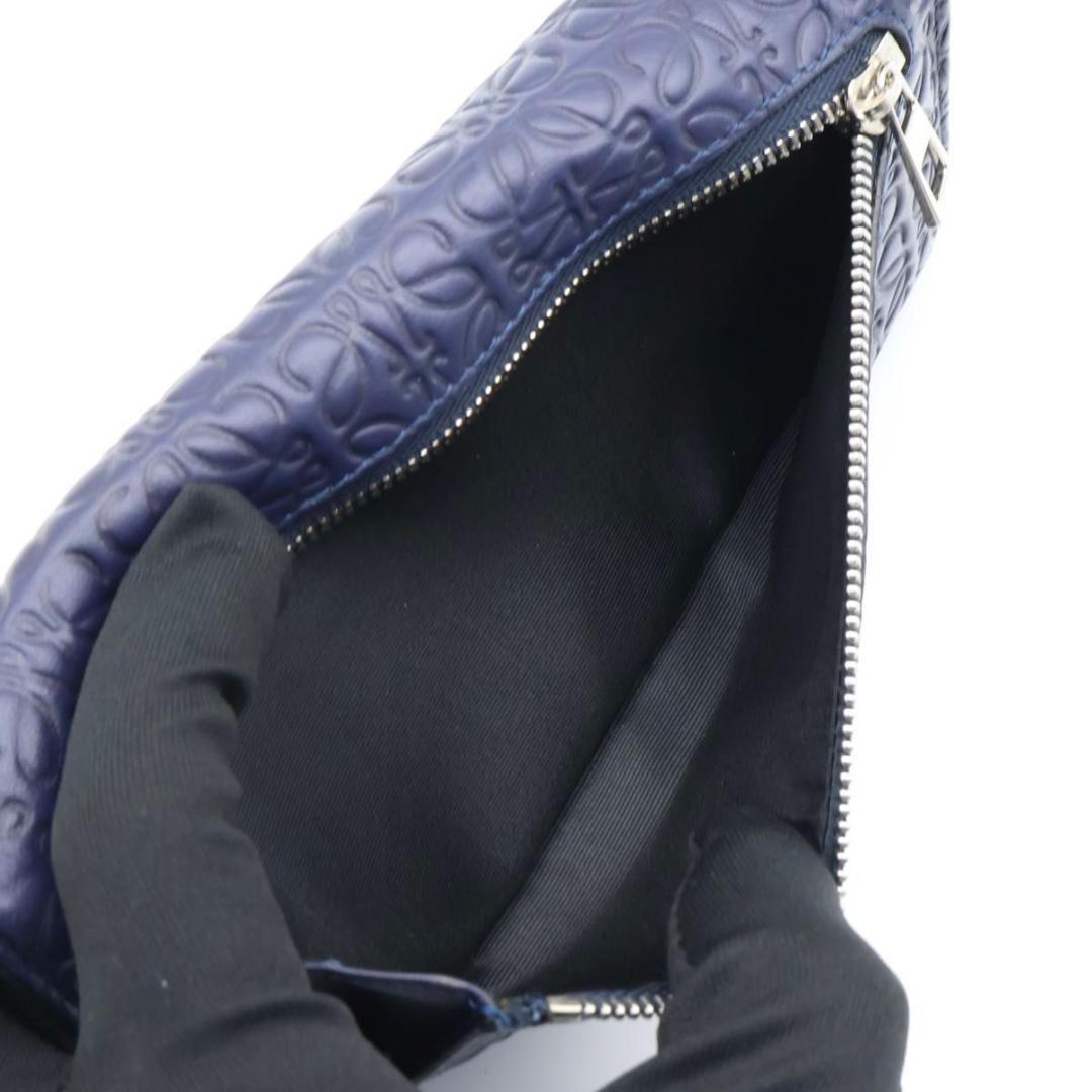 Loewe Repeat Anagram Wallet Navy — view 6