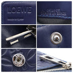 Loewe Repeat Anagram Wallet Navy — view 7