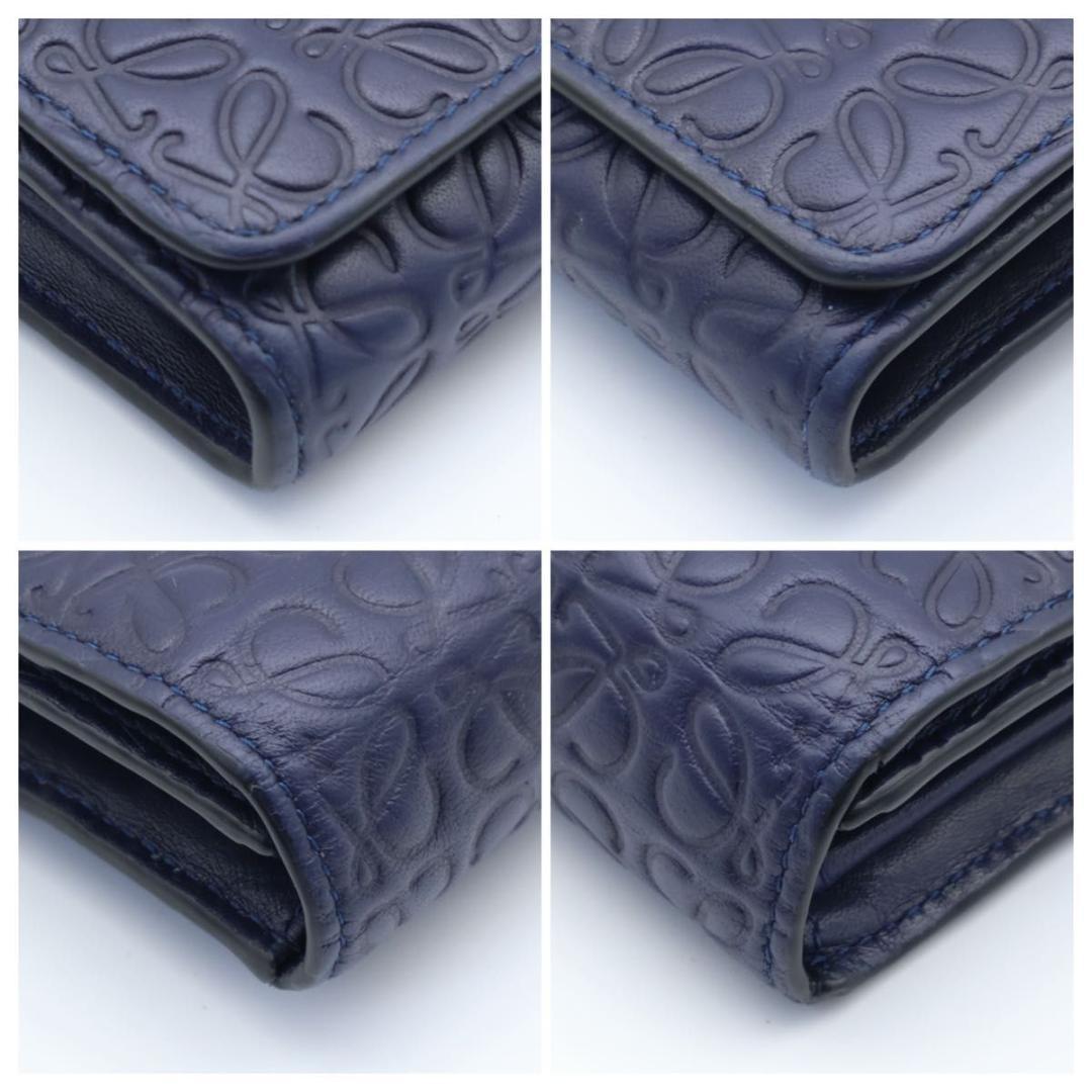 Loewe Repeat Anagram Wallet Navy — view 8