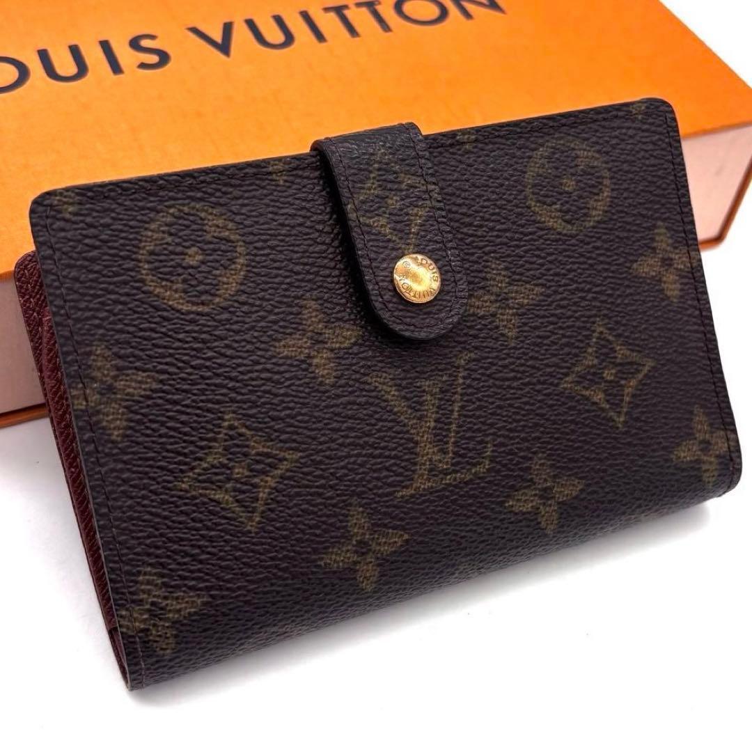 Louis Vuitton Monogram Viennois Fold Wallet Compact Bifold