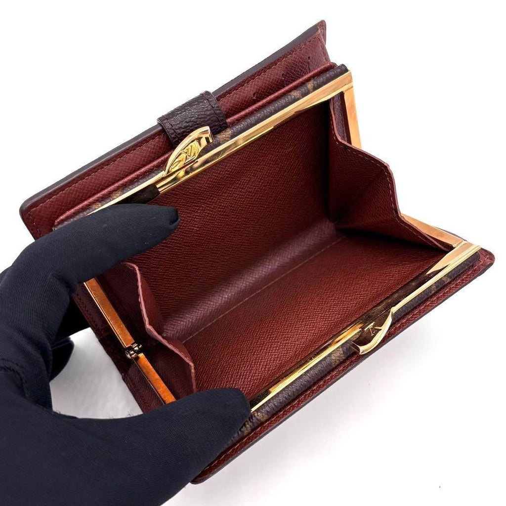 Louis Vuitton Monogram Viennois Fold Wallet Compact Bifold — view 4