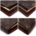 Louis Vuitton Monogram Viennois Fold Wallet Compact Bifold — view 7