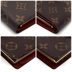 Louis Vuitton Monogram Viennois Fold Wallet Compact Bifold — view 8
