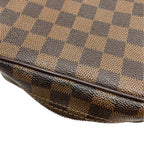 Louis Vuitton Damier Leather Olaf PM Shoulder Bag Brown — view 7