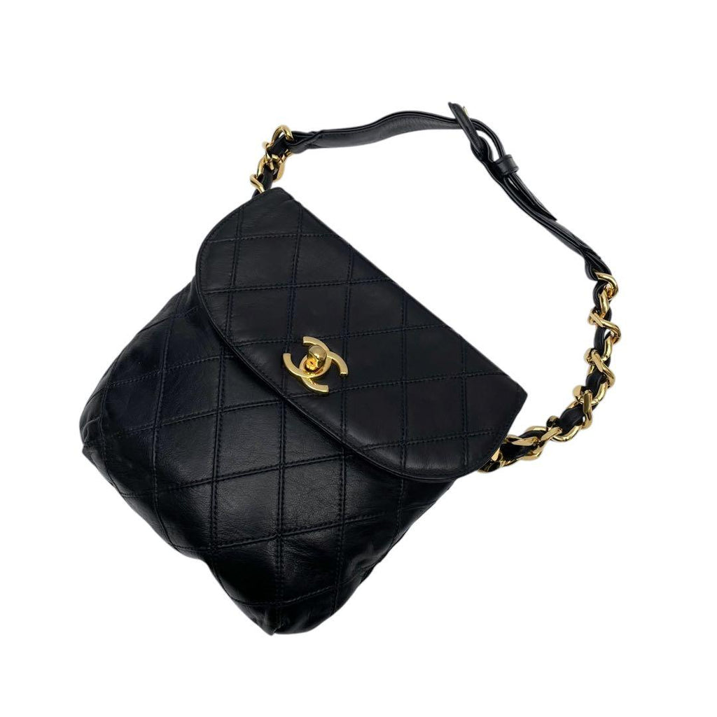 Chanel Bicolor Quilted Lambskin Waist Belt Bag — view 3