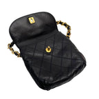 Chanel Bicolor Quilted Lambskin Waist Belt Bag — view 8