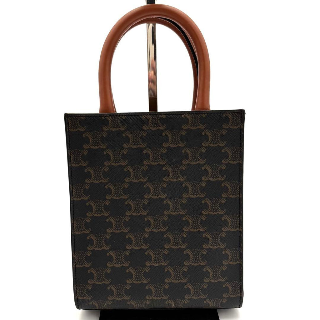 Celine Shoulder Bag Mini Vertical Cabas All Over Print Black — view 3