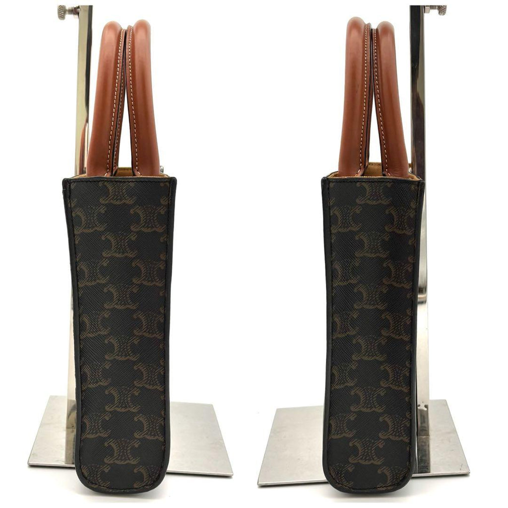 Celine Shoulder Bag Mini Vertical Cabas All Over Print Black — view 4