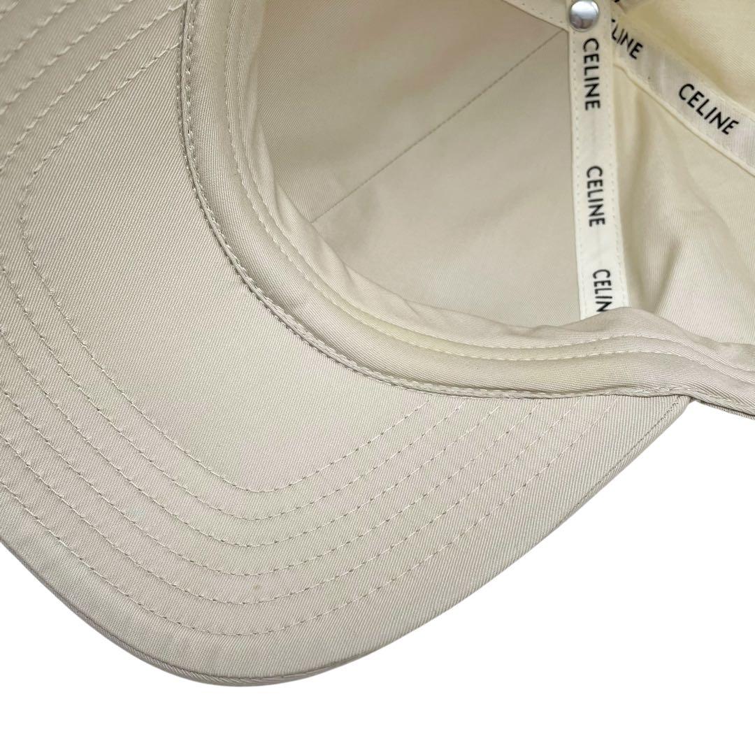 Celine Triomphe Logo Canvas Baseball Cap — view 8