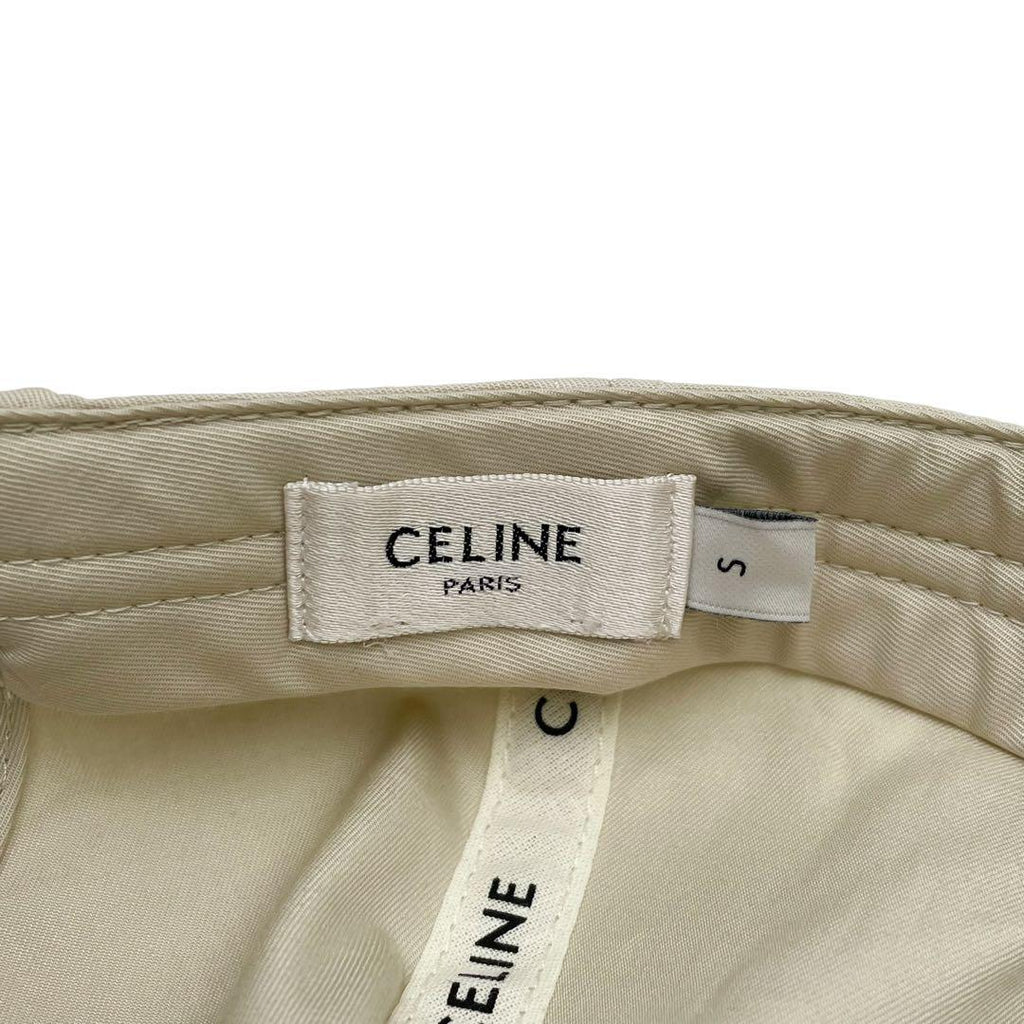 Celine Triomphe Logo Canvas Baseball Cap — view 9