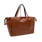 Celine Leather Cuill Drawstring Small Hippopotamus Hand — view 2