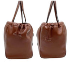 Celine Leather Cuill Drawstring Small Hippopotamus Hand — view 3