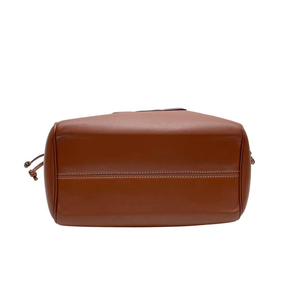 Celine Leather Cuill Drawstring Small Hippopotamus Hand — view 4