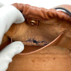 Celine Leather Cuill Drawstring Small Hippopotamus Hand — view 8