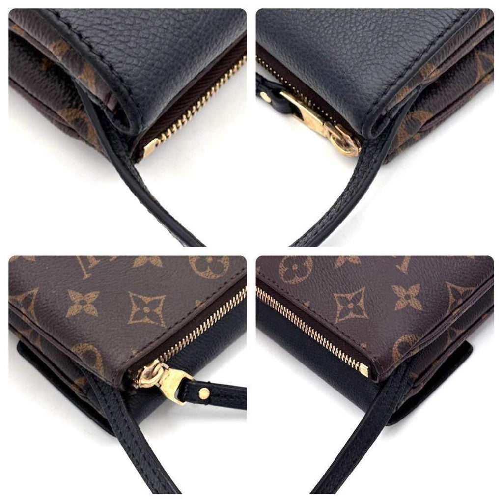 Louis Vuitton Monogram Twice Shoulder Bag Crossbody Gold — view 8