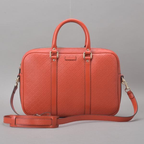 Gucci Diamante 2 way Business Bag GG Leather Red — view 3