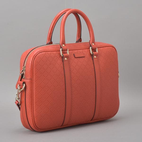 Gucci Diamante 2 way Business Bag GG Leather Red — view 4