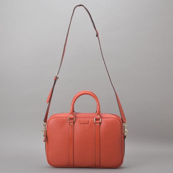 Gucci Diamante 2 way Business Bag GG Leather Red — view 6