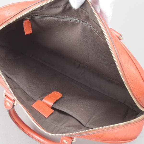 Gucci Diamante 2 way Business Bag GG Leather Red — view 8