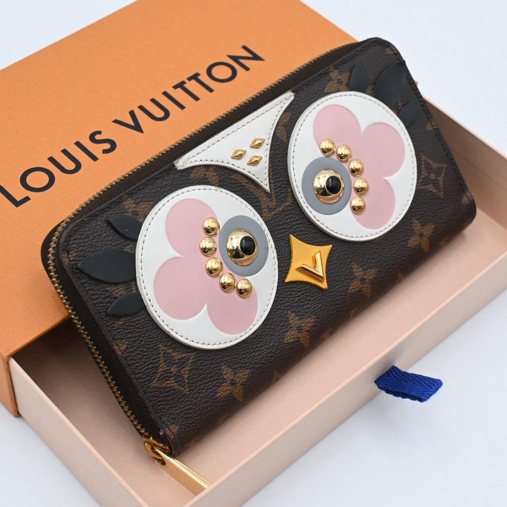 Louis Vuitton Monogram Zippy Wallet Brea Bird