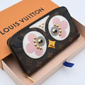 Louis Vuitton Monogram Zippy Wallet Brea Bird