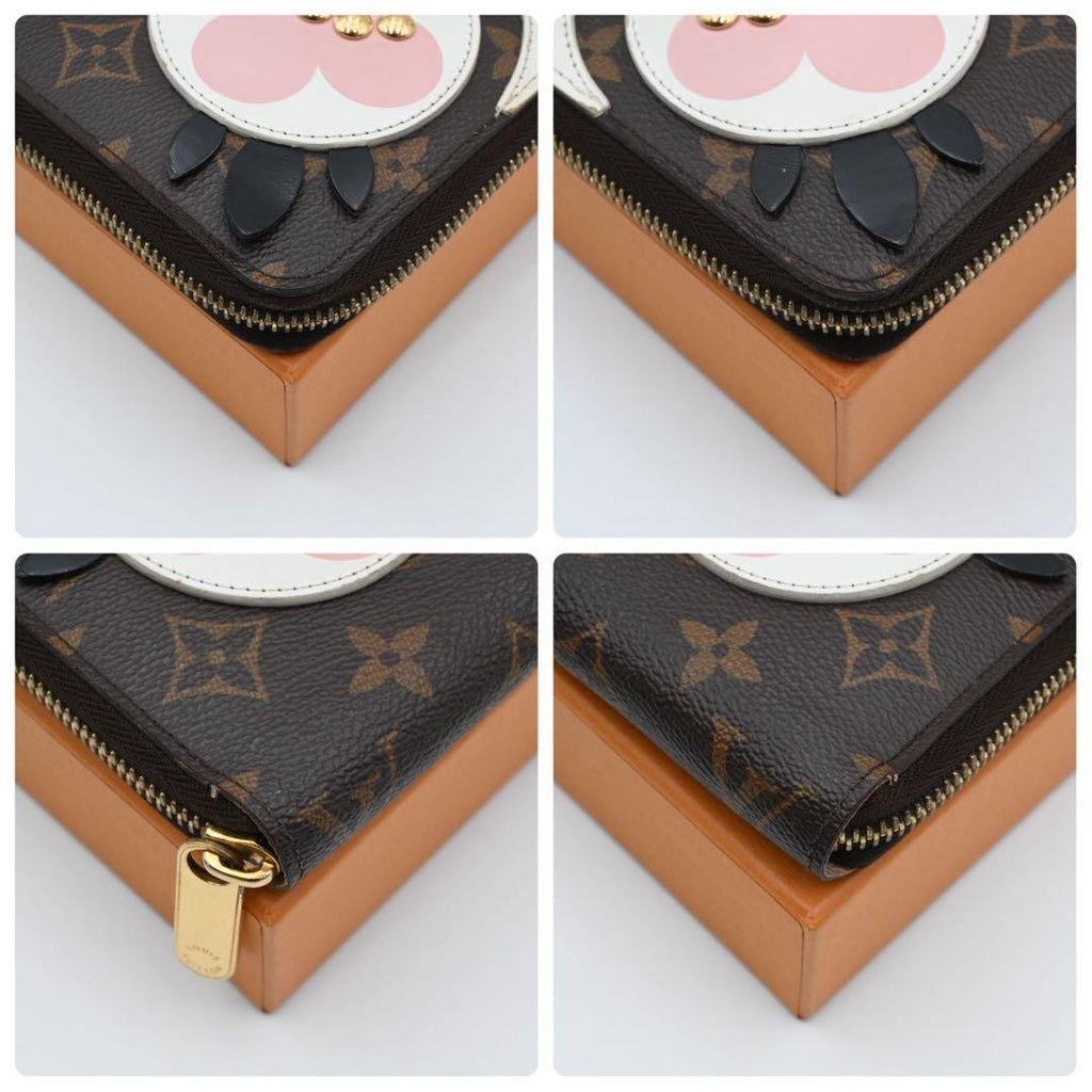 Louis Vuitton Monogram Zippy Wallet Brea Bird — view 8
