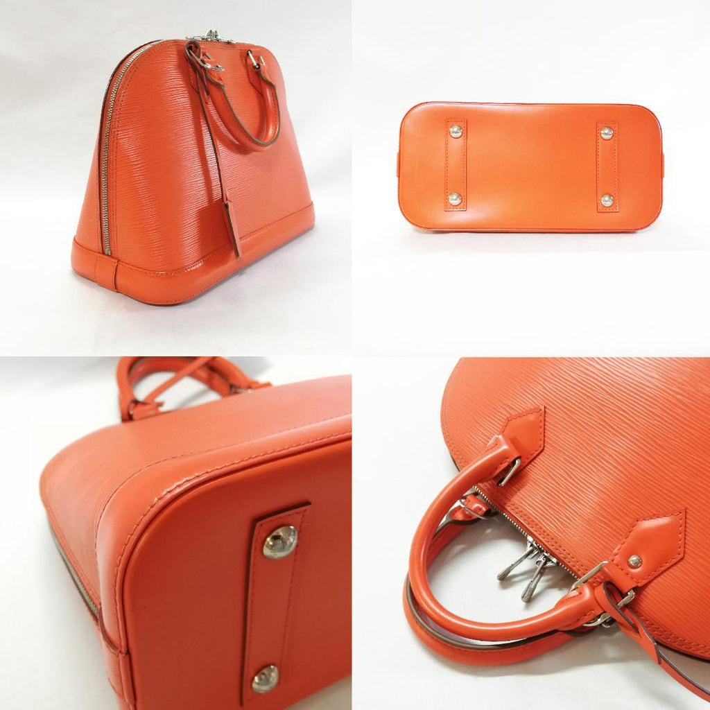 Louis Vuitton Alma PM Orange Handbag — view 3