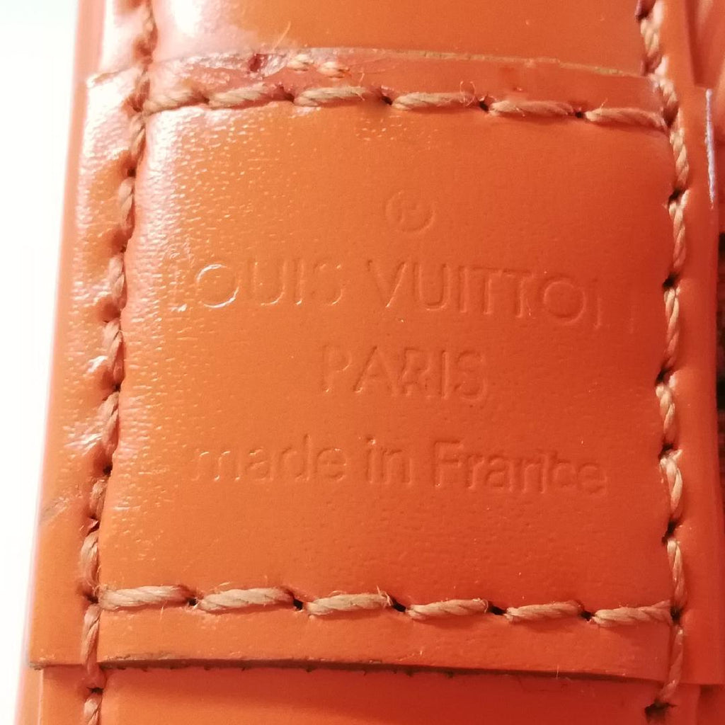 Louis Vuitton Alma PM Orange Handbag — view 5
