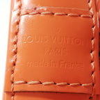 Louis Vuitton Alma PM Orange Handbag — view 5