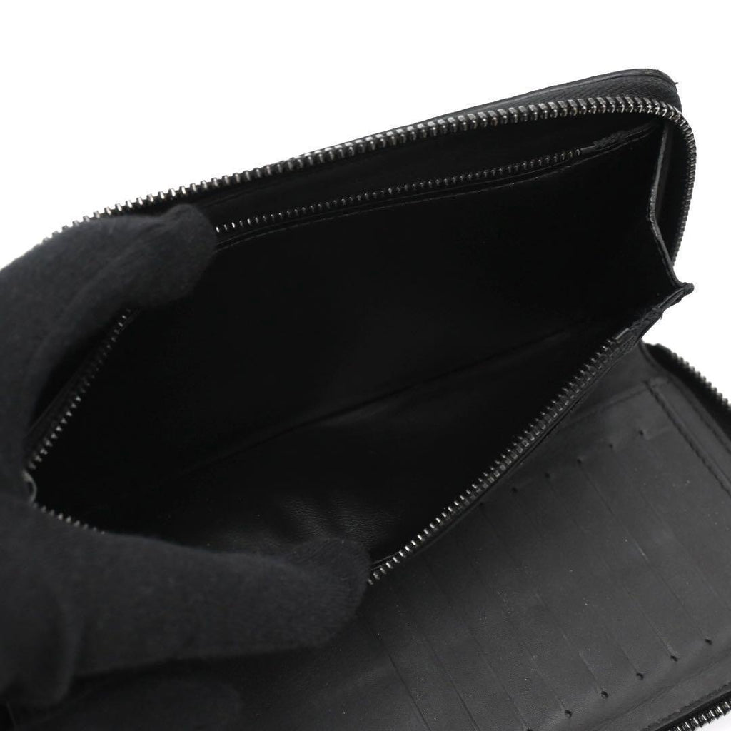Louis Vuitton Monogram Taurillon Vertical Wallet Black — view 4