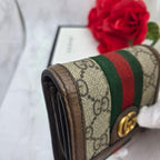 Gucci Fold Wallet Ophidia Sherry Line GG — view 4