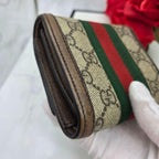 Gucci Fold Wallet Ophidia Sherry Line GG — view 7